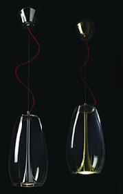 C129-601110365 By Modiss-Miles Collection Transparent Crystal Finish Double Suspension